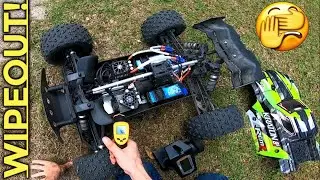 CRASHING MY $2000 RC CAR!!! Bashing Arrma Kraton 8S w/ M2C Chassis | Hobbywing 1100kv & MAX 5 ESC