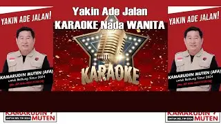 YAKIN ADA JALAN ll KARAOKE DANGDUT ll NADA WANITA
