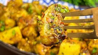 चटपटे जीरा आलू घर के बेसिक Ingredients से | Jeere Wale Khatte Masaledar Aloo Sabzi | Zeera Aloo
