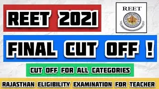 REET 2021 FINAL CUTOFF || Reet 2021 NTSP level-2 Cut Off || 