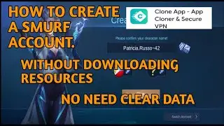 HOW TO CREATE A NEW ACCOUNT IN ML 2020 | WITHOUT DOWNLOADING RESOURCES