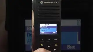 Motorola APX2000 Bluetooth