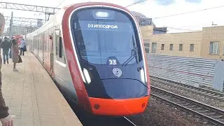 Электропоезд Иволга 3.0 Платформа Электрозаводская //16 Апреля 2024