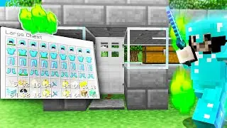 FALL TRAPS MADE ME RICH ON MINECRAFT HCF! (LIVING IN A LOCKER)