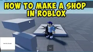 How to Make a Shop in Roblox