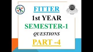 FITTER #FIRST YEAR #NIMI QUESTION BANK (PART-4)