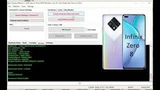 infinix zero 8 x687 (MTK 6785) Unlock Bootloader Without Data Loss,Frp Reset,Pattern Remove Cm2 2.34