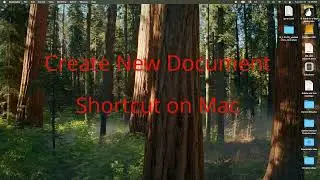 create new document shortcut on mac