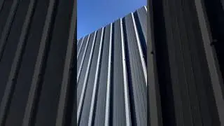 Забор из профнастила НС-21 в матовом покрытии «МАТТЕ»🖤