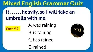 Mixed English Grammar Quiz Part 2 | Mixed Grammar test | 20 Questions | No.1 Quality English