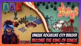 Protect your CASTLE from Hordes of Enemies - 3 Kings [Roguelike City Builder]