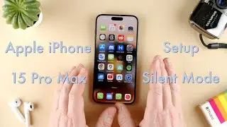How to Set Silent Mode on the Apple iPhone 15 || Apple iPhone 15 Pro Max