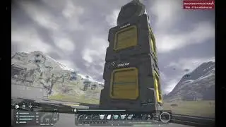 Space Engineers 5 Экскаватор: новая буровая стрела, большие колеса и авария грузовичка в шахте