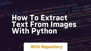 how to extract text from images with python