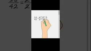 Сократить дробь. Пример 03. #shorts  #математика #maths #егэ #mathematics #школа