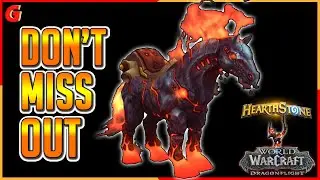 DON'T Miss This Fiery Hearthsteed Mount 🔥- World of Warcraft