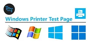Windows Printer Test Page Evolution (Windows 95 - 11)
