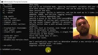 Atualizar pip do Python (erro: you are using pip version...).