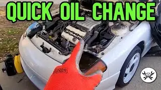 How to Change your Oil on a Dodge stealth / Mitsubishi 3000GT VR4 - 6G72