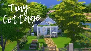 TINY COTTAGE FOR 6 SIMS 🌿 // Sims 4: Speed Build (NO CC)