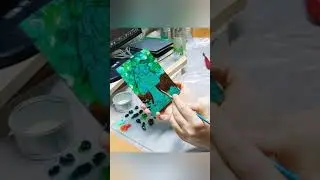 Рисую Гриб Масляной краской/Мини Картина/Draw Mushroom Oil Paint / Mini Painting