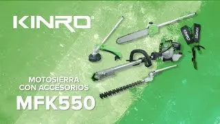 Unboxing Motosierra con Accesorios Kinro MFK550