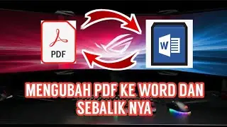 cara mengubah pdf ke word dan pengubah word ke pdf