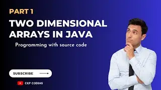 2D Array || Two Dimensional Array In Java Programming ( with source code )