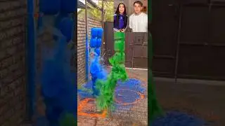 Quien gana AZUL o VERDE ?? 👀🤔