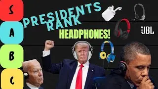 AI Presidents Make a HEADPHONES Tier List! (AI Tier List)