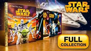 The Star Wars Little Golden Book Library: Boxed set of six Little Golden Books