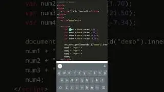 Javascript use to create math object 