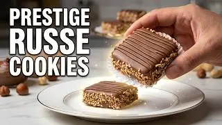 صابلي ليروس بدون بيض محشي بكريمة البندق منزلية/sablé russe