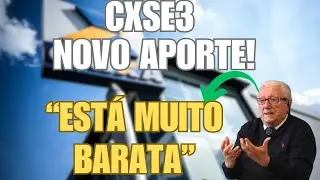 CXSE3: NOVO APORTE EM CAIXA SEGURIDADE! CXSE3 VALE A PENA? RUMO A 4000 AÇÕES!