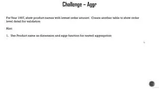 Challenge - Aggr() Function