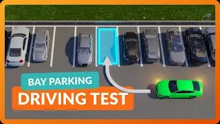 Easy Forward Bay Parking (Step-By-Step) - Driving Tips