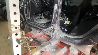 Вытяжка средней стойки KIA Ceed  на стапеле Autorobot