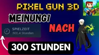 300 STUNDEN PIXEL GUN 3D...| SOLLTET IHR PG3D SPIELEN?