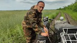Прогулка на МТ-16 после дождя .