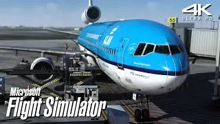 KLM MD-11 Full Flight | Montreal ✈ Amsterdam | A Flight Simulator Experience!