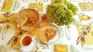 Меренговый торт с шоколадным кремом/Торт Безе/
