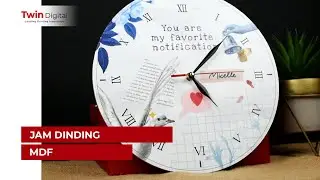 Jam Dinding Custom By Twin Digital