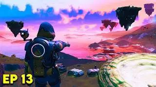 Amazing Floating Waterfall Islands and Getting a Settlement in No Man's Sky Worlds Gameplay ep 13