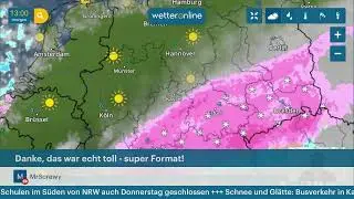 LIVE zur Unwetterlage - Eisregen und Schnee