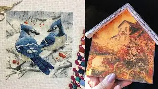 Финиш Риолис Голубые сойки / Продвижения по моим процессам/ Покупки тканей