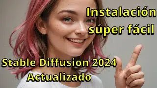 Super easy local Stable diffusion installation in Spanish 2024. updated!