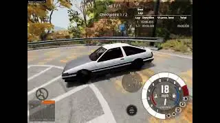 Irohazaka run BeamNG Drive