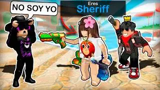 BUSCANDO al IMPOSTOR en ROBLOX con AMIGOS 😂🔪