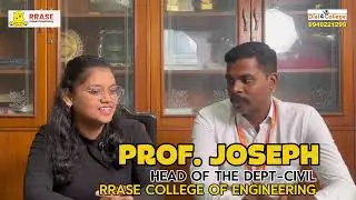 RRASE College of Engineering | HOD Civil Engineering Speech 🎤📲9940221299