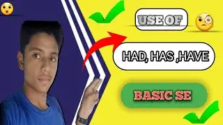 Correct Use of Has / Have / Had | How & When to Use Has / Have / Had | Learn English